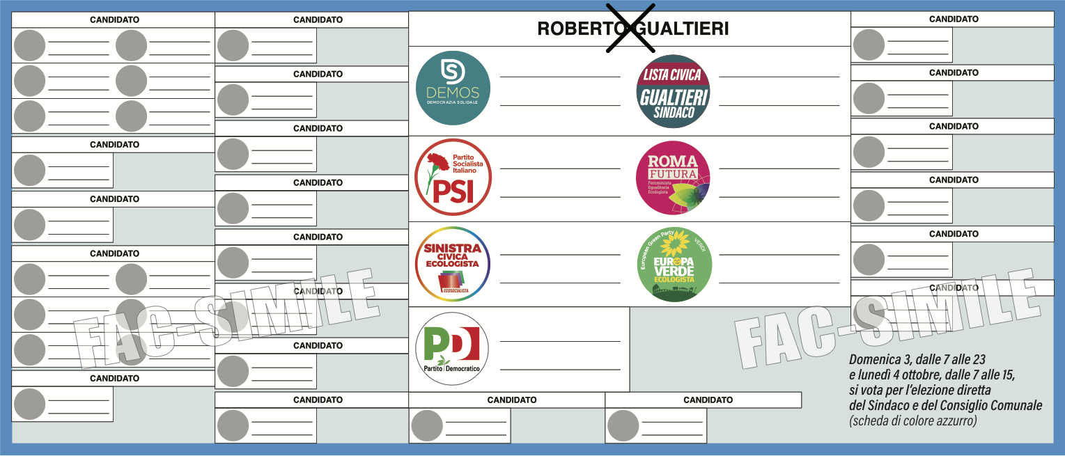 Come Si Vota Roberto Gualtieri Sindaco